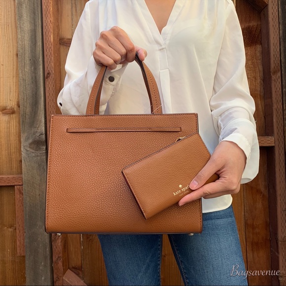 Kate spade Hayes Satchel Wallet Set ginger bread - Picture 2 of 8